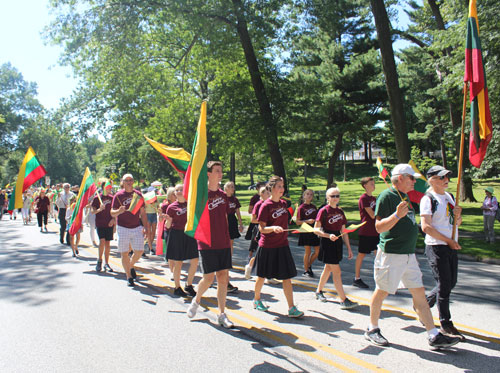 Parade of Flags at 2019 Cleveland One World Day - Estonia, Latvia and Lithuania